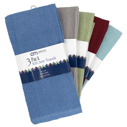 3 Pack Kitchen Towels