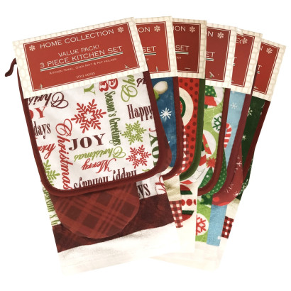 3 Pc Holiday Kitchen Set