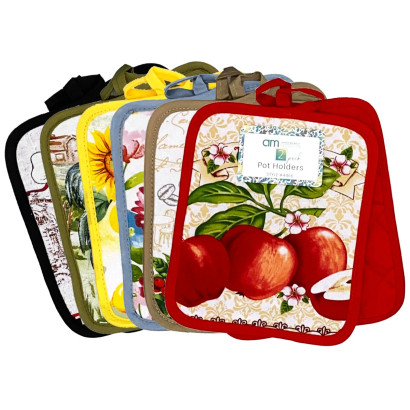 2 Pack Printed Pot Holders