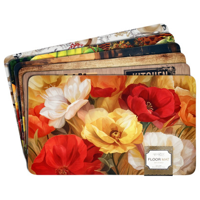 Printed Rubber Kitchen Mat