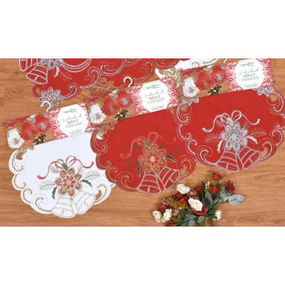 Embroidered Holiday Doily