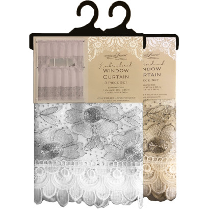 Lace Window Curtain Set