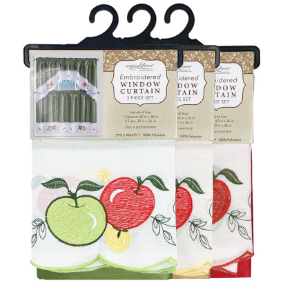 Apple Window Curtain Set
