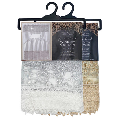 Lace Window Curtain Set