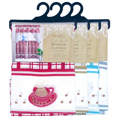 Printed Window Curtain Set