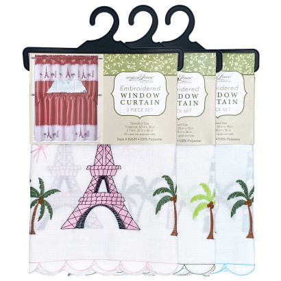 Paris Window Curtain Set