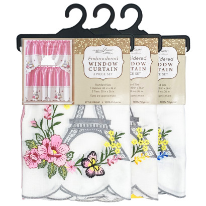 Paris Window Curtain Set
