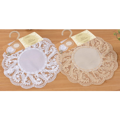 Doily with Lace Border