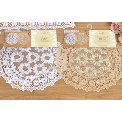 Embroidered Doily
