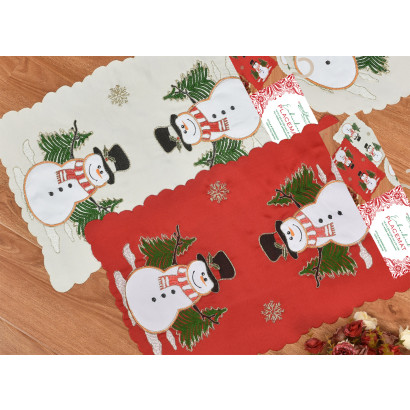 Embroidered Holiday Place Mat
