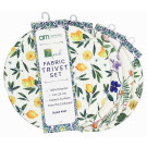 2 Pack Round Fabric Trivets