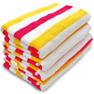 Large Striped Bath Sheet