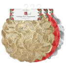 4 pack Holiday PVC Place Mats 