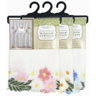 Embroidered Window Curtain Set