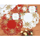 Embroidered Holiday Doily