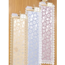 Jacquard Table Runner with Lace Border