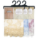 Jacquard Lace Border Window Curtain Set