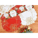 Embroidered Holiday Doily