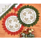 Embroidered Holiday Doily
