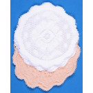 10" Lace in White & Beige