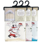 Embroidered Window Curtain Set