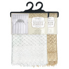 Embroidered Lace Window Curtain Set
