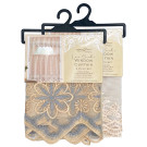 Lace Border Window Curtain Set