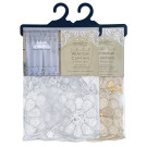 Embroidered Window Curtain Set