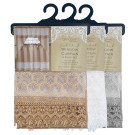 Embroidered Window Curtain Set
