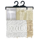 Embroidered Window Curtain Set