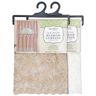 Embroidered Window Curtain Set