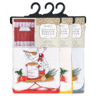 Embroidered Window Curtain Set- Chef