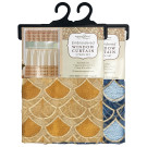 Embroidered Window Curtain Set