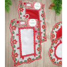 Embroidered Holiday Place Mat