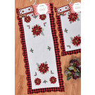 Embroidered Holiday Table Runner