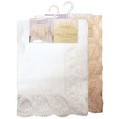 Embroidered Lace Table Topper