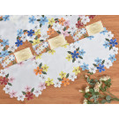 Embroidered Floral Doily