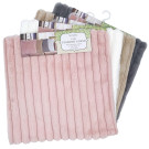 18" Ribbed Fur Cushion Cover