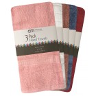 3 Pack Hand Towels