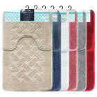 2 Piece Cotton Bath Mat Set