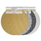 4 Pack Round PVC Place Mats