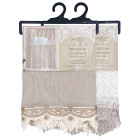 Embroidered Window Curtain Set