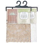 Embroidered Window Curtain Set