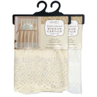 Embroidered Window Curtain Set