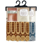 Embroidered Window Curtain Set
