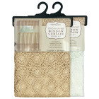 Embroidered Window Curtain Set