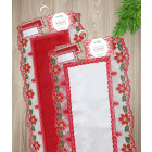 Embroidered Holiday Table Runner