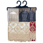 Sequin Embroidered Window Curtain Set