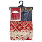 Holiday Embroidered Window Curtain Set