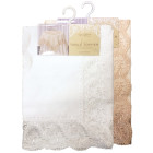 Embroidered Lace Table Topper